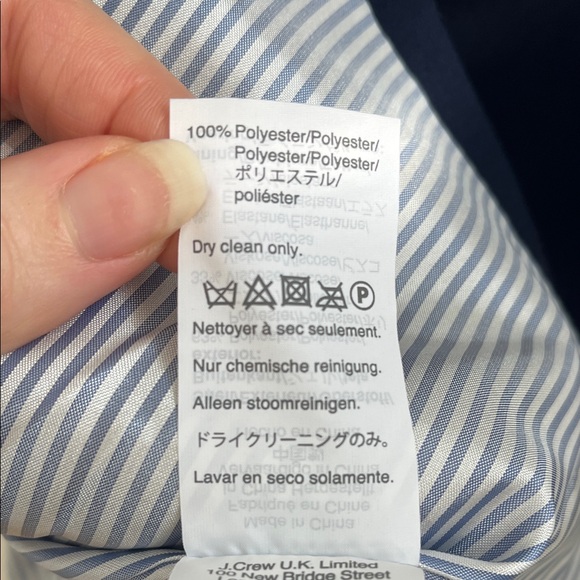 J. Crew Women's Navy Blazer with Gold Buttons - Size 2 - Picture 7 of 8